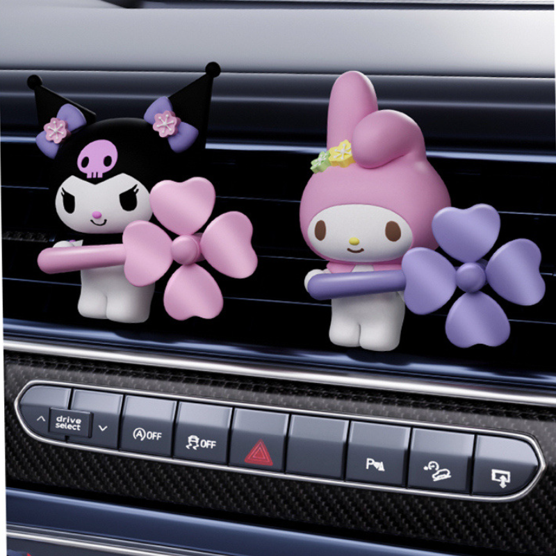 Odor Eliminator Car - Sanrio Car Aromatherapy Decoration Kuromi Kawaii