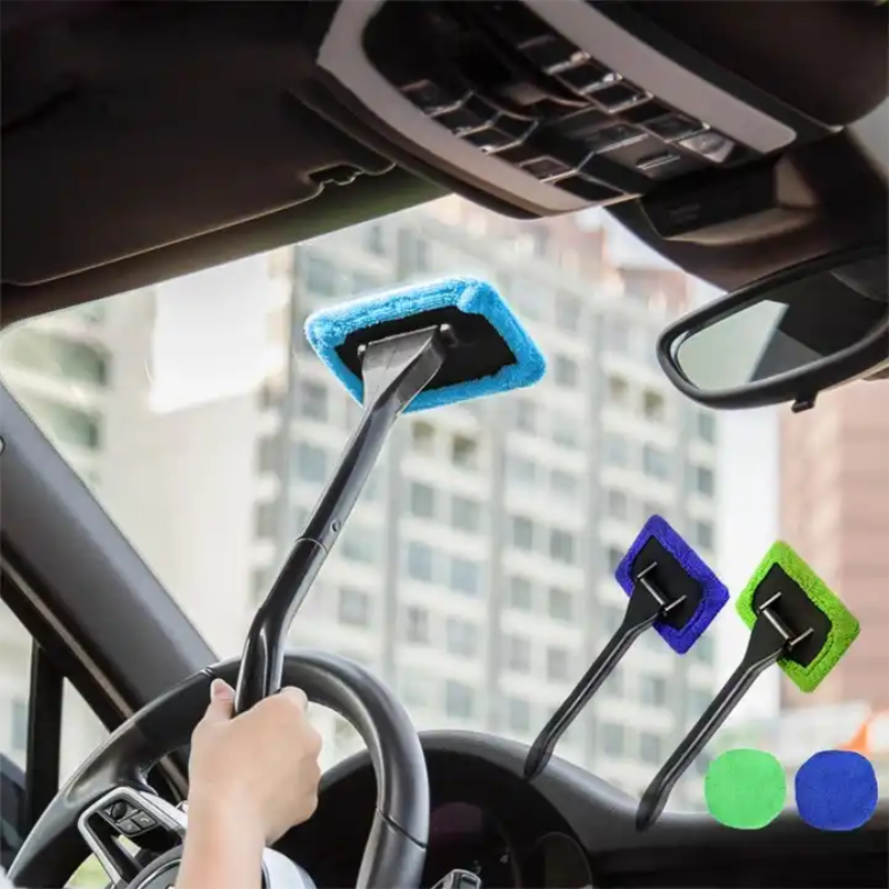 Interior Detailing Kit - Car Window Cleaner Brush Kit With