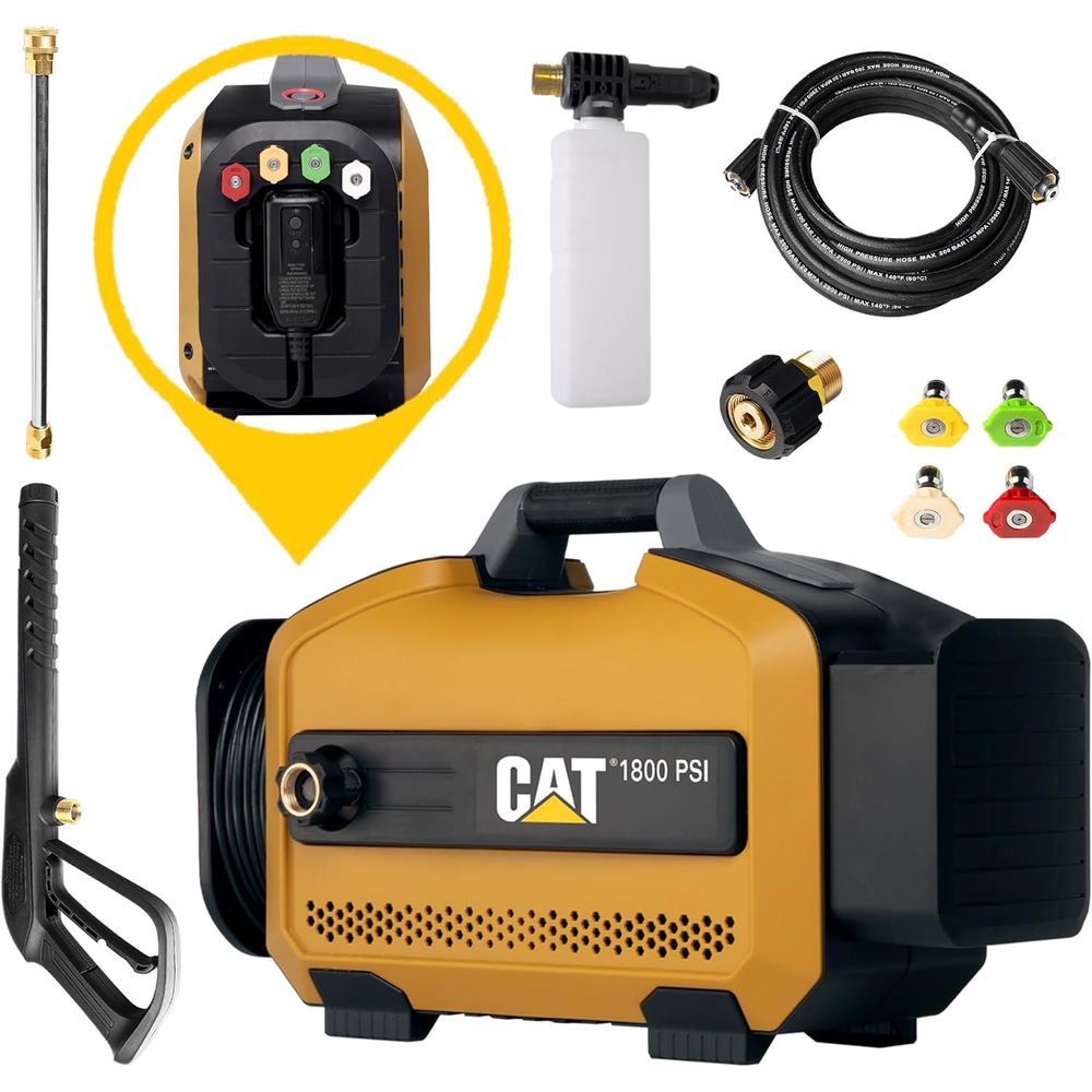 1800 PSI 2.0 GPM Electric Pres - Pressure Washer Foam Gun recensie en prijs