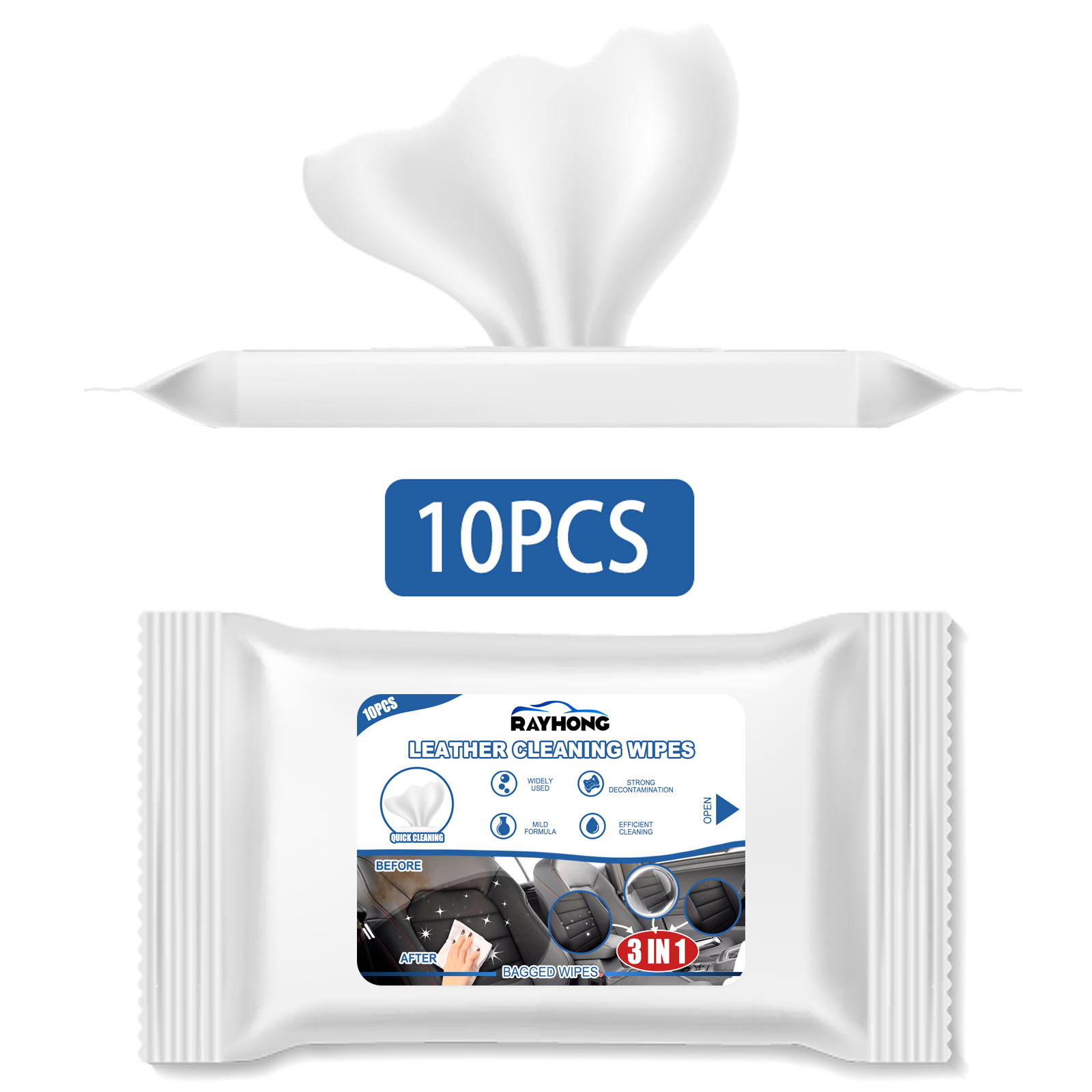 Car Leather Cleaning Wipes, Se - Dirt Brush Interior recensie en prijs