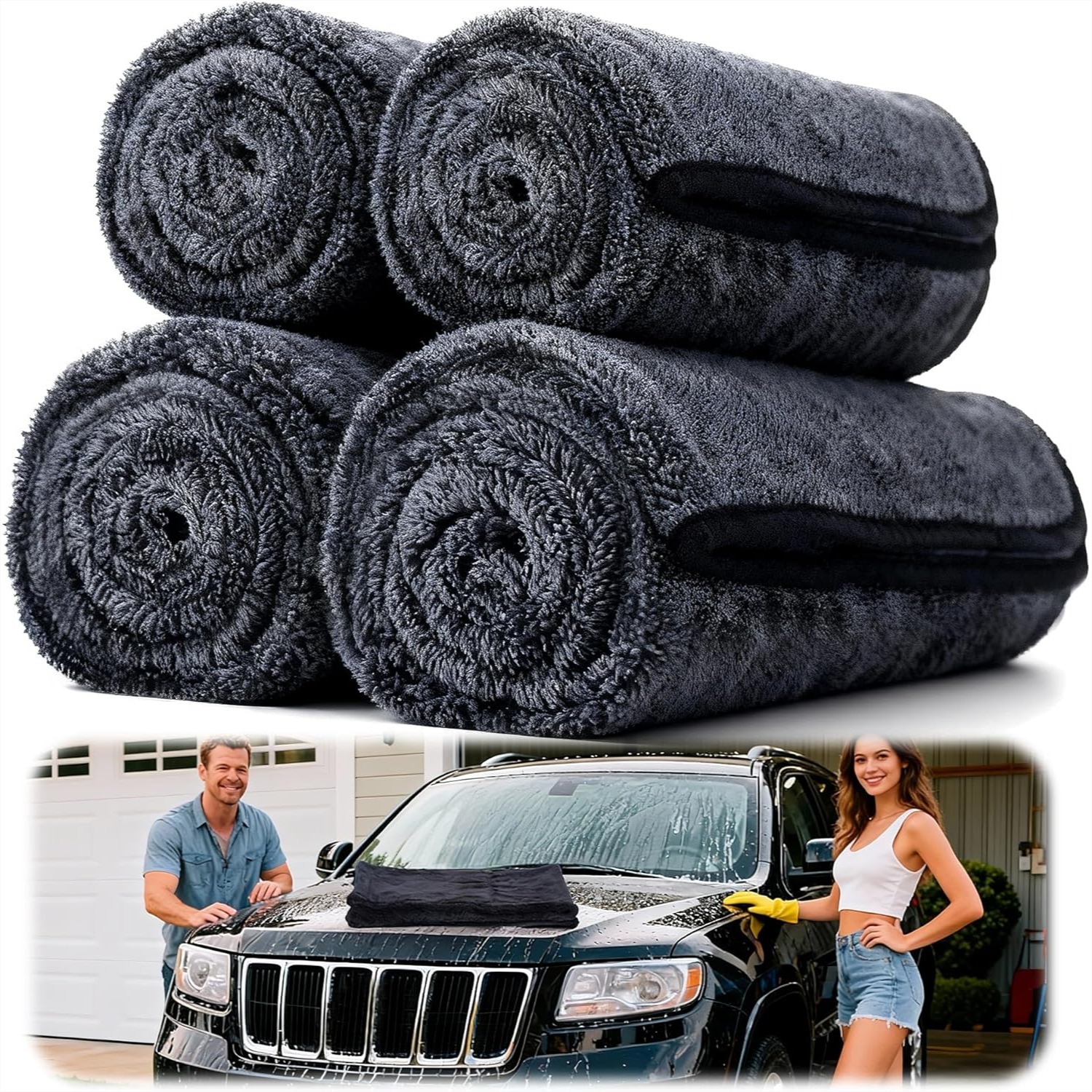 4PCS Microfiber Car Drying Tow - Microfiber Towel Detailing recensie en prijs