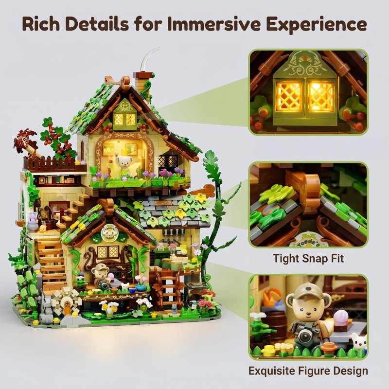 Whimsical Forest Elf Cottage B - Interior Detailing Kit recensie en prijs