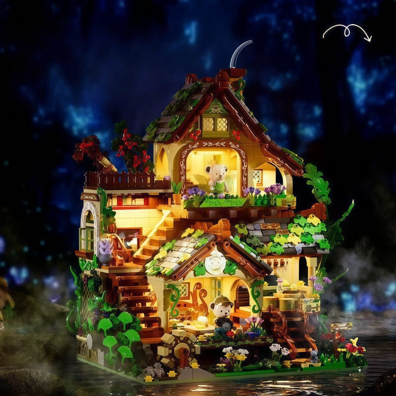 Whimsical Forest Elf Cottage B - Interior Detailing Kit recensie en prijs