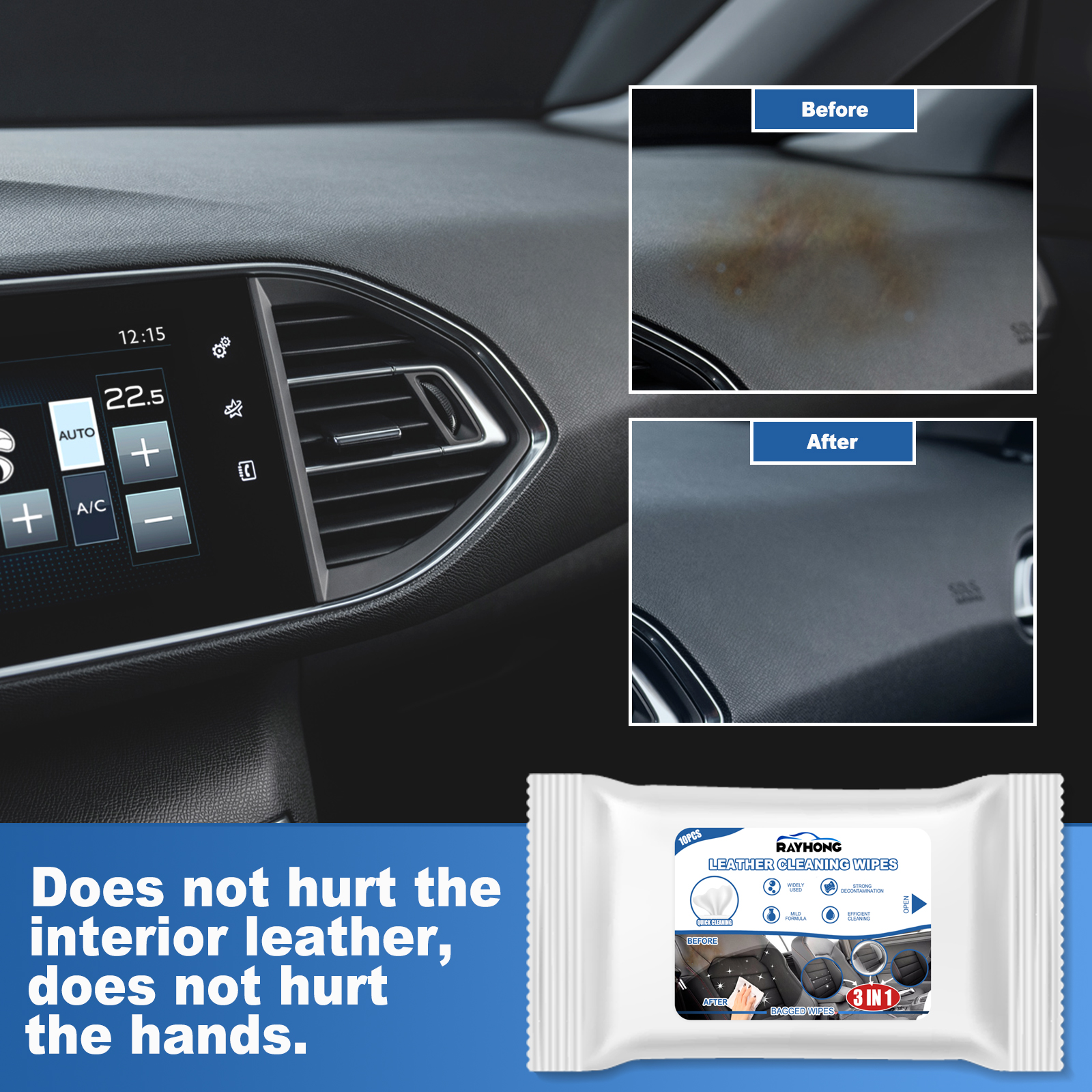 Rayhong Car Leather Cleaning W - Dirt Brush Interior recensie en prijs