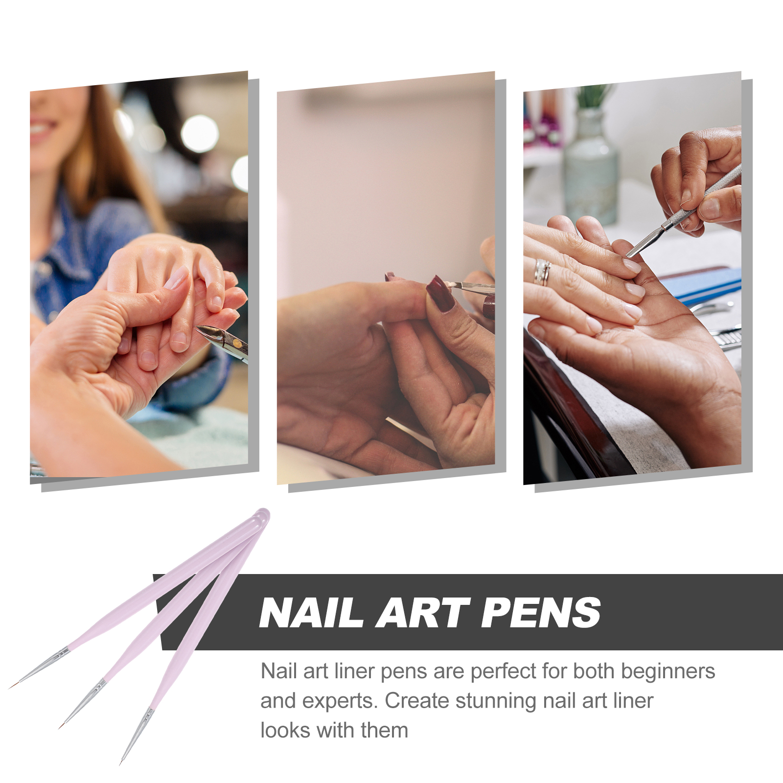 3Pcs Nail Art Brush Set Fine T - Detailing Brush Set recensie en prijs