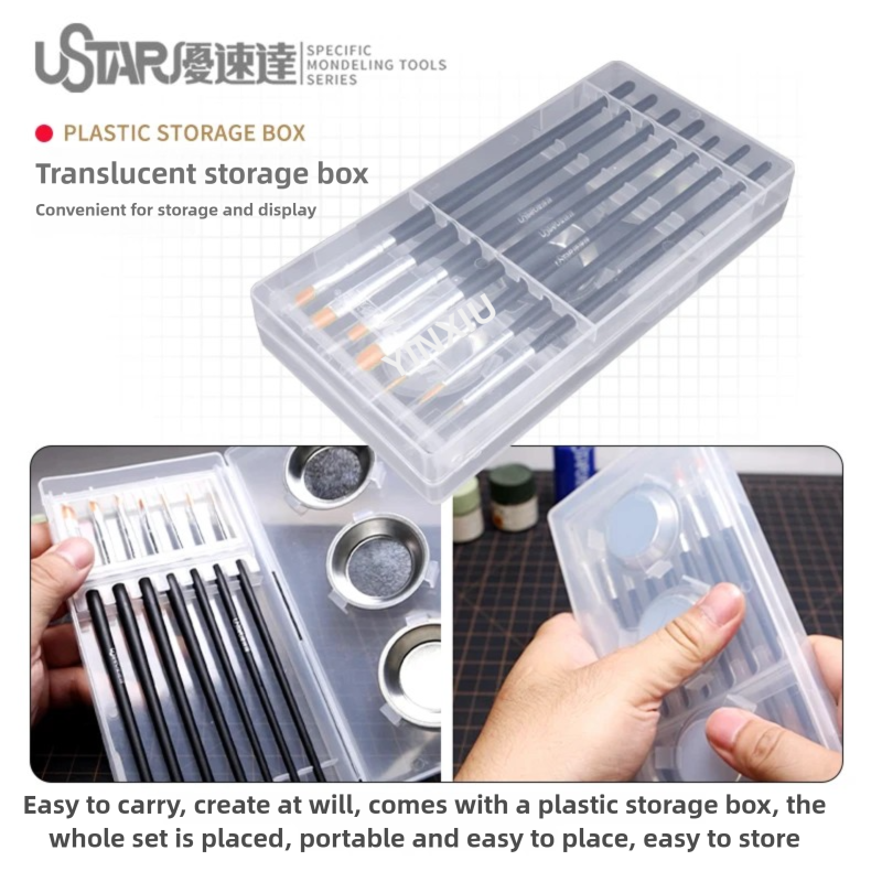 USTAR Painting Brush & Palette - Detailing Brush Set recensie en prijs