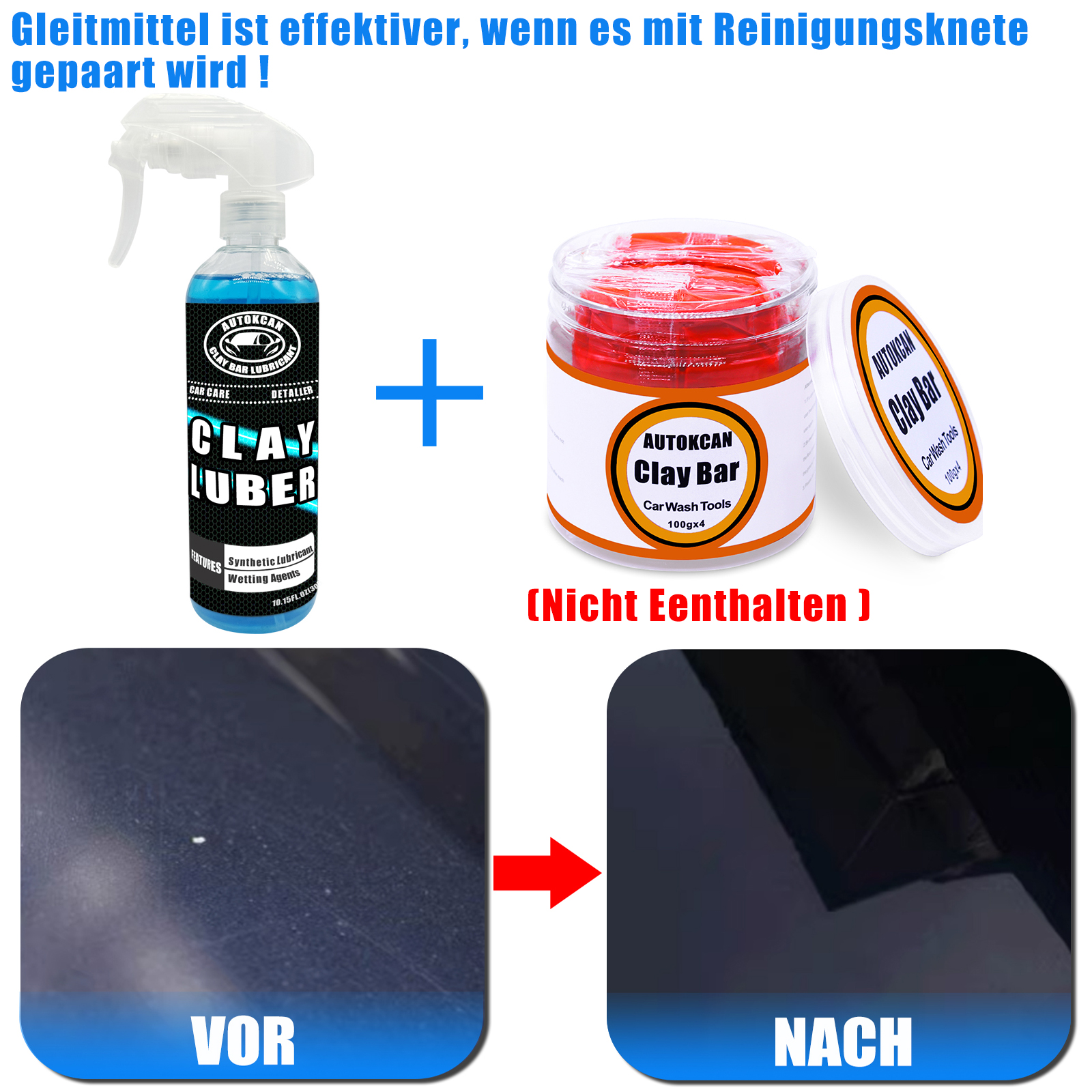 200G Car Clay Bar And 300ml Ma - Clay Bar Lubricant recensie en prijs