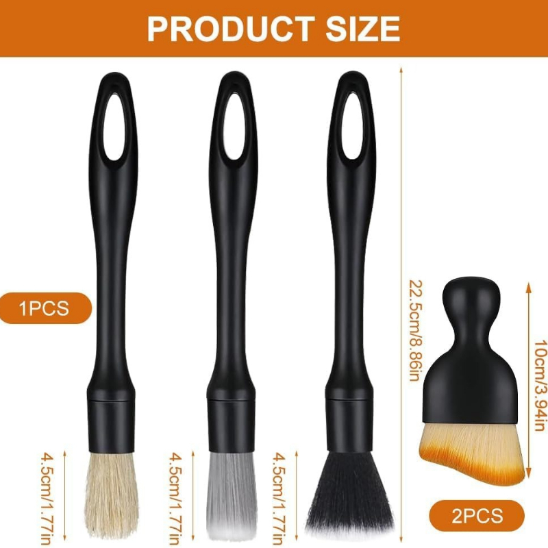 5pcs Automotive Detail Brush K - Interior Detailing Kit recensie en prijs