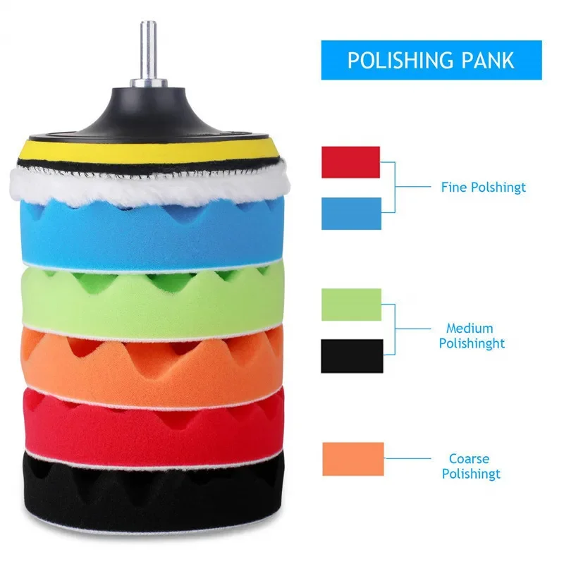 8Pcs Car Polishing Pads Kit 3/ - Polish Pad Set Buffer recensie en prijs