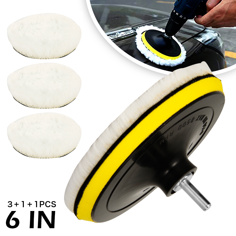 5pcs Car Polishing Pads Set 6  - Polish Pad Set Buffer recensie en prijs