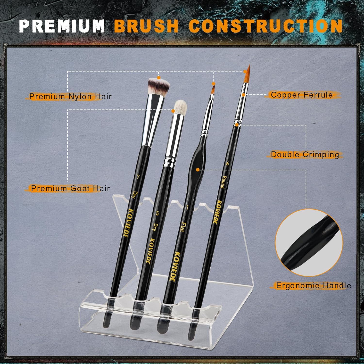 20Pcs Miniature Paint Brushes  - Detailing Brush Set recensie en prijs