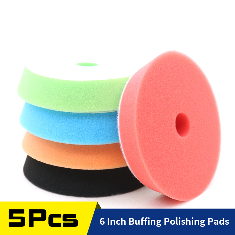 5Pcs 6inch Sponge Polishing Pa - Polish Pad Set Buffer recensie en prijs