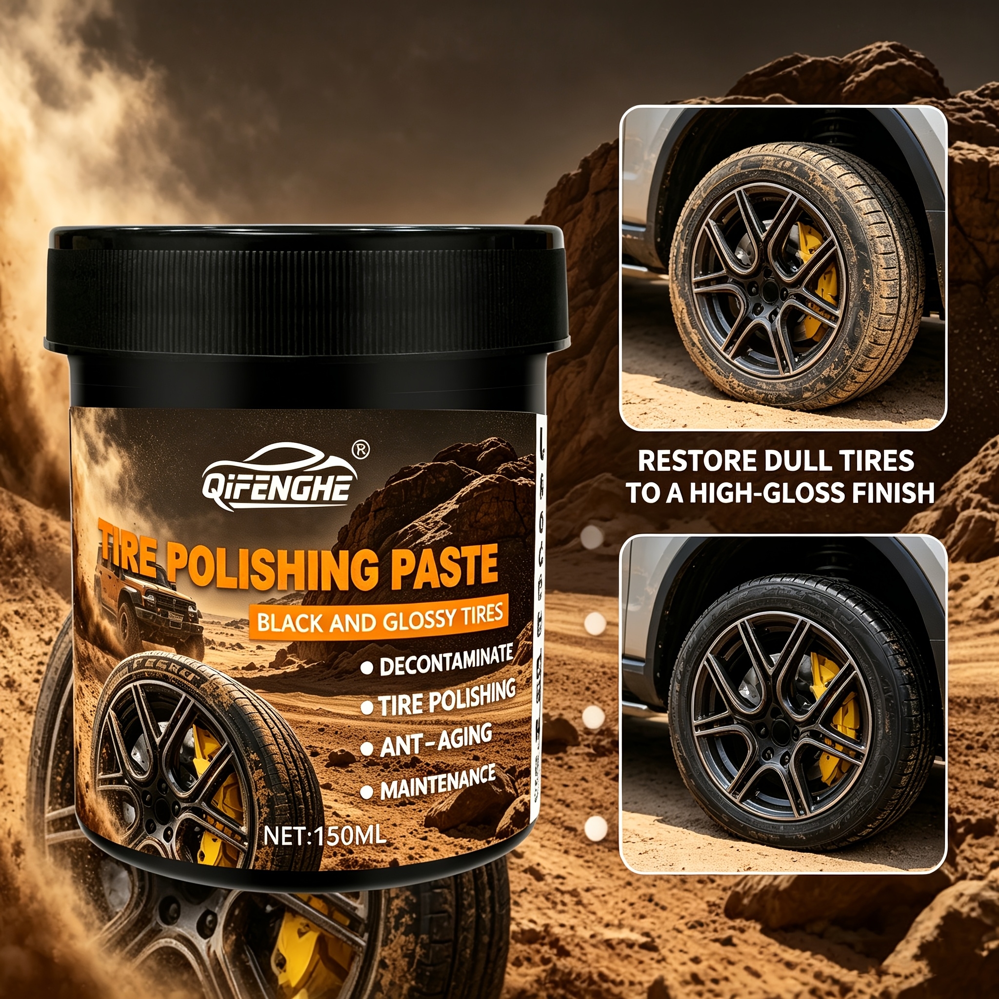 Car Tire Polish Paste Kit - Hi - Wax Applicator Pad recensie en prijs