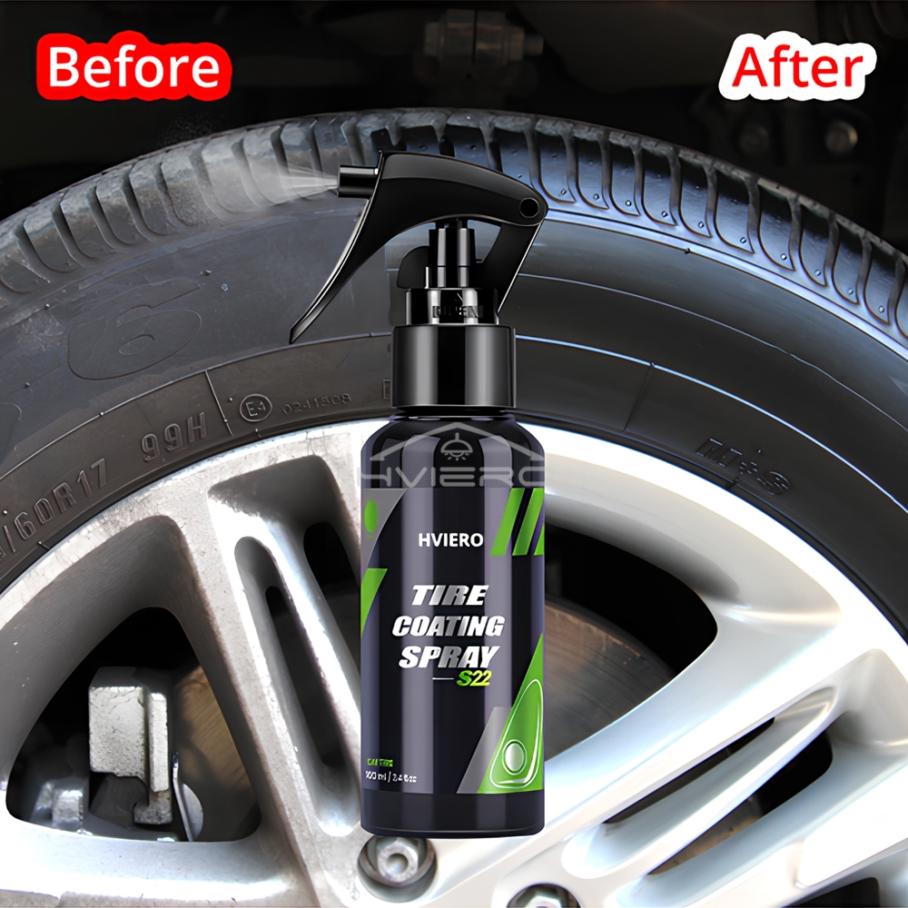 Tyre Gloss HVIERO S22 Tire Coa - Tire Shine Spray Sealant recensie en prijs