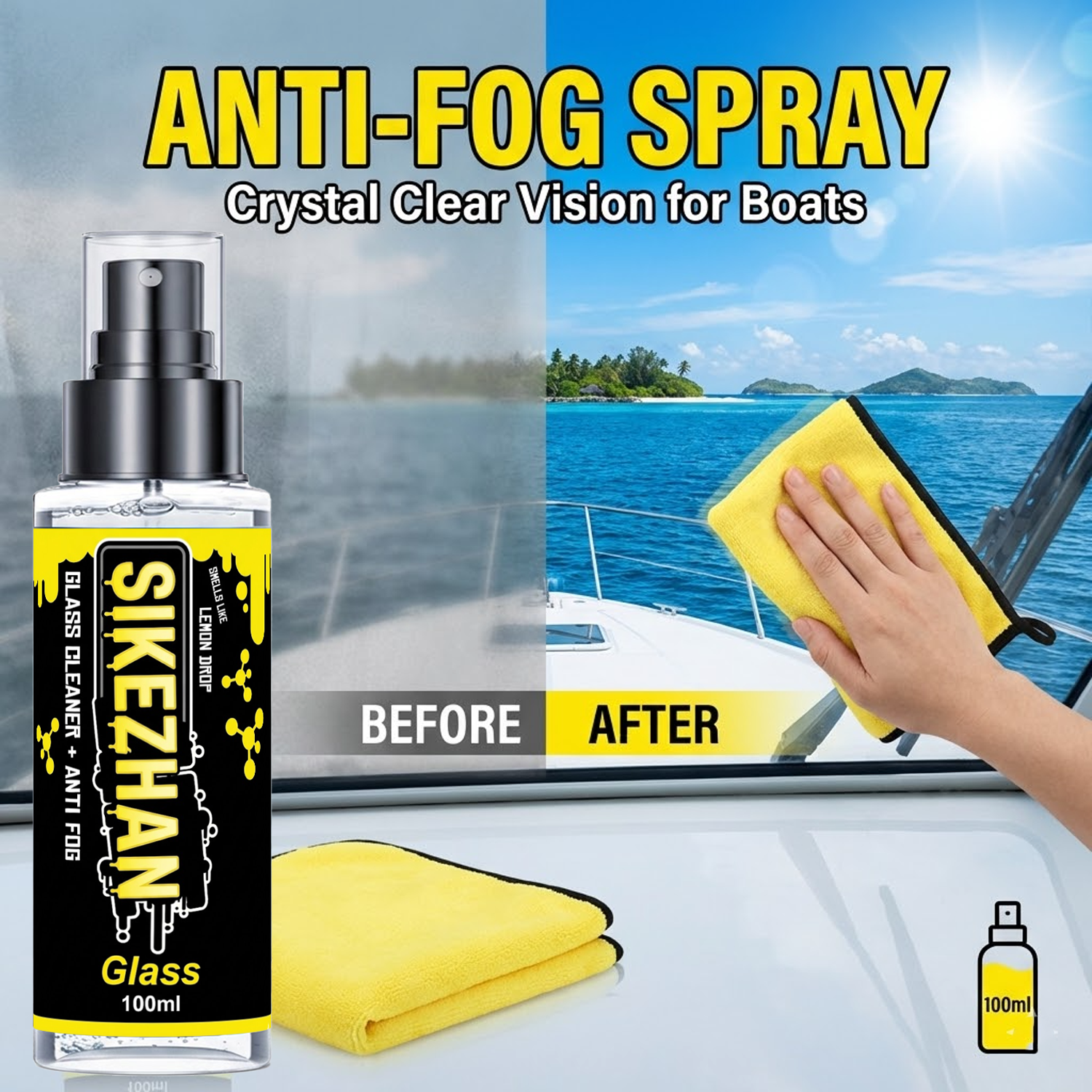2in1 Anti Fog Spray Car Glass  - Glass Cleaner Streak recensie en prijs