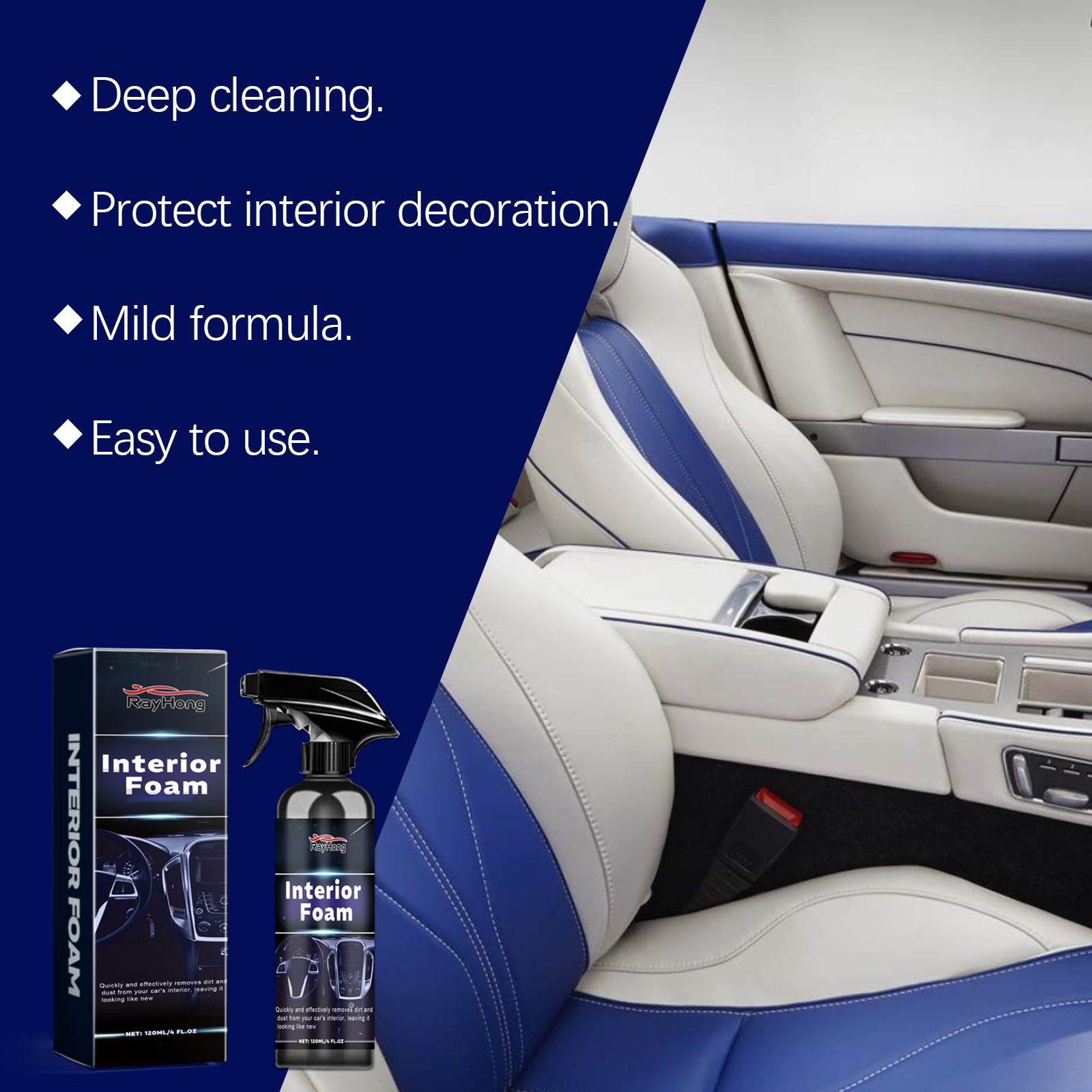 Multi-purpose Car Interior Foa - Seat Cleaner Fabric recensie en prijs