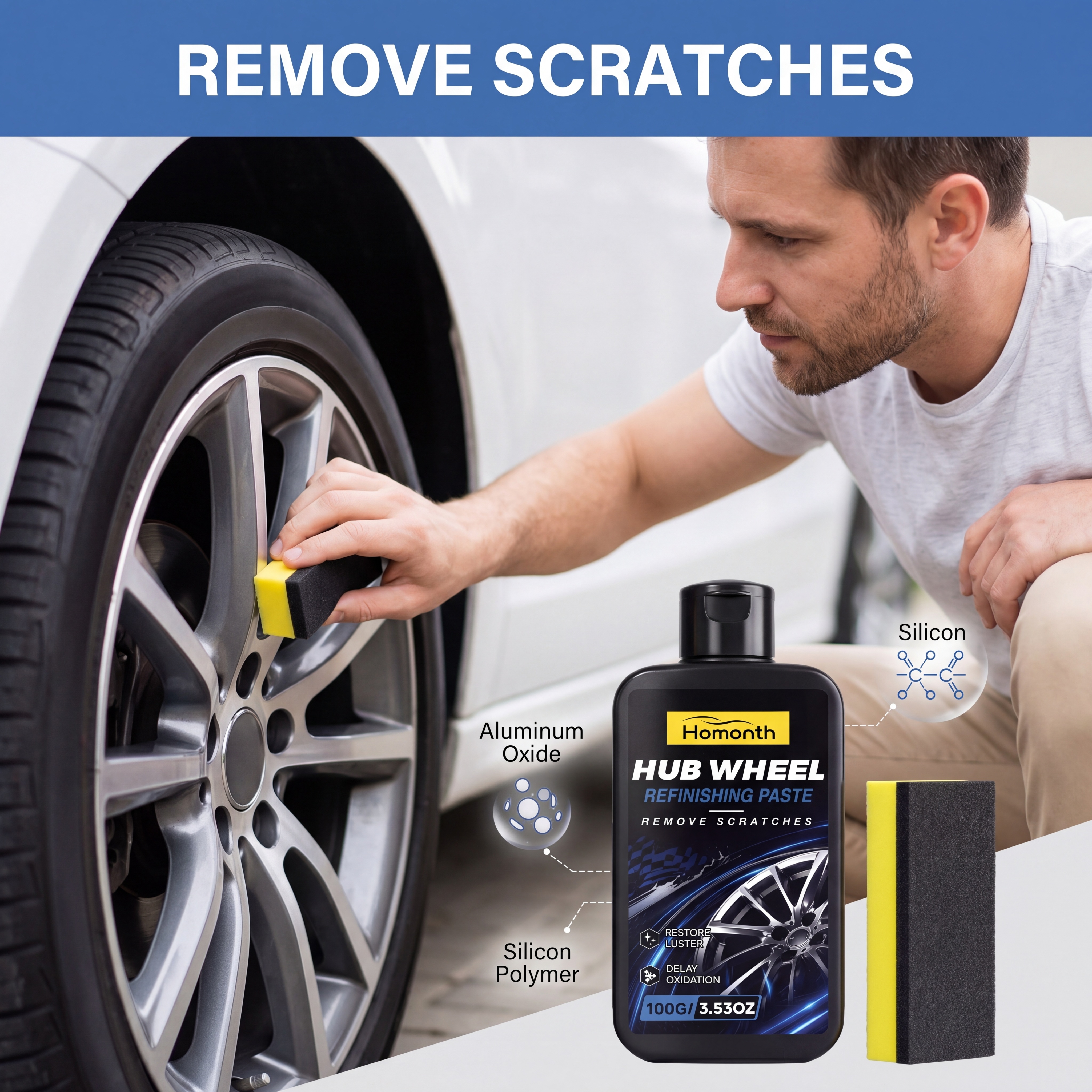 Wheel Polish Paste Scratch Rem - Wheel Cleaner Alloy recensie en prijs