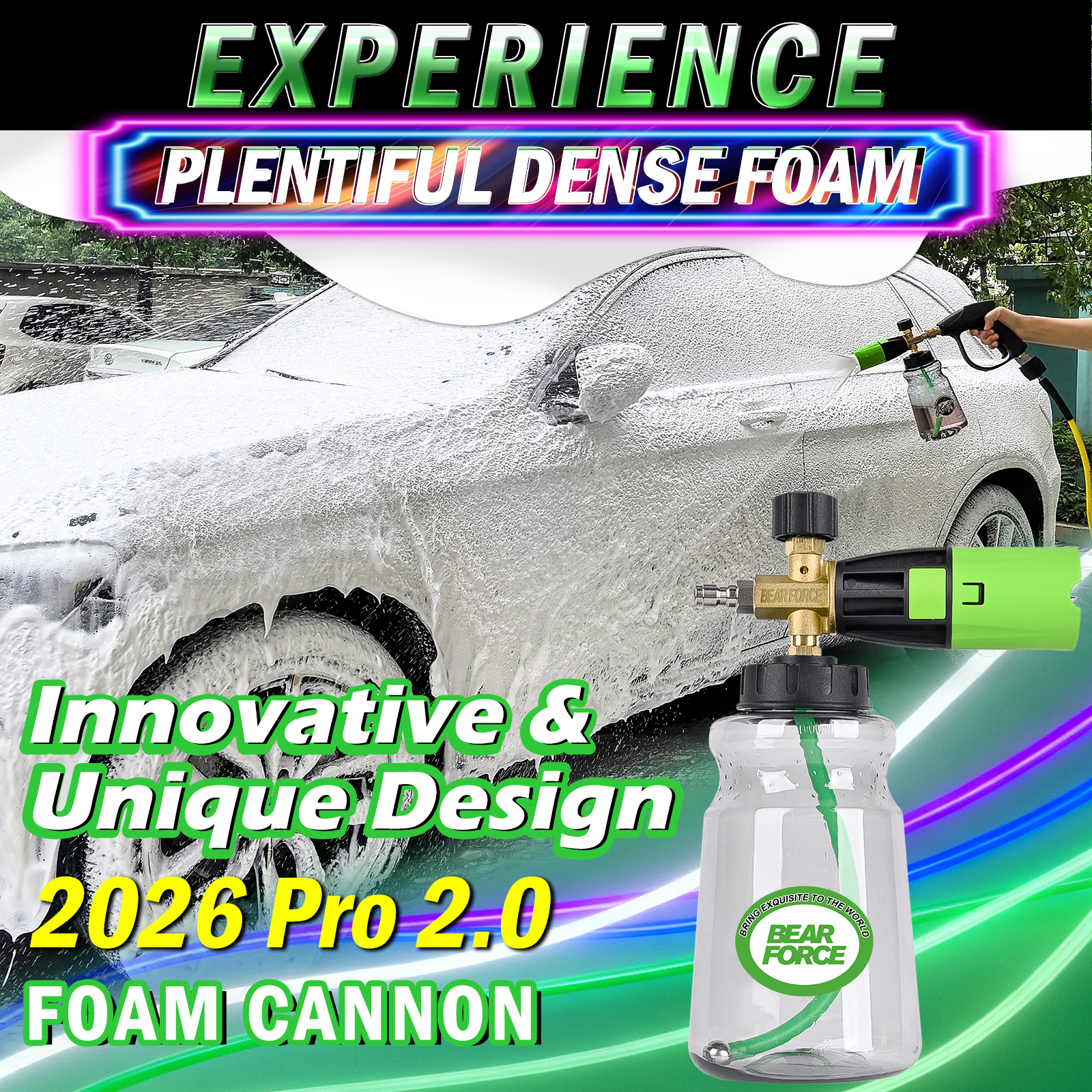 BEAR FORCE Innovative Pressure - Foam Cannon Car Wash recensie en prijs