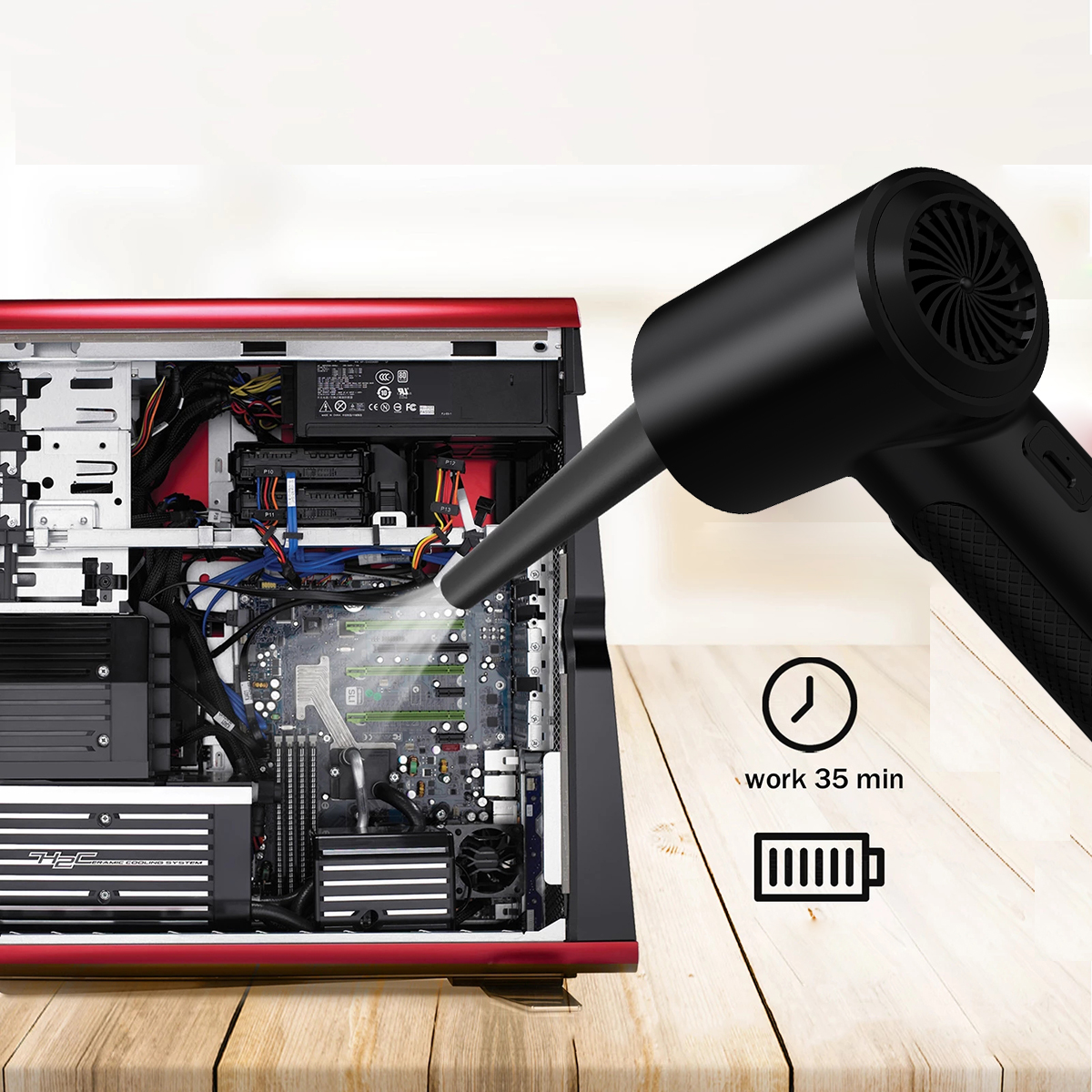 Compressed Air Duster for Comp - Dryer Car Blower recensie en prijs