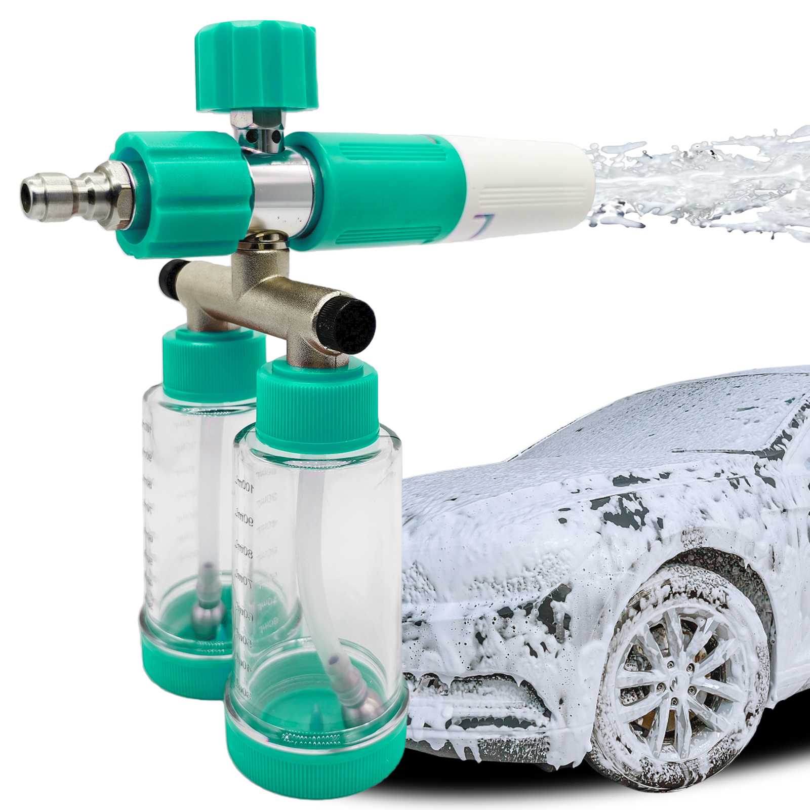 100ML Dual-Kettle Foam Sprayer - Pressure Washer Foam Gun recensie en prijs