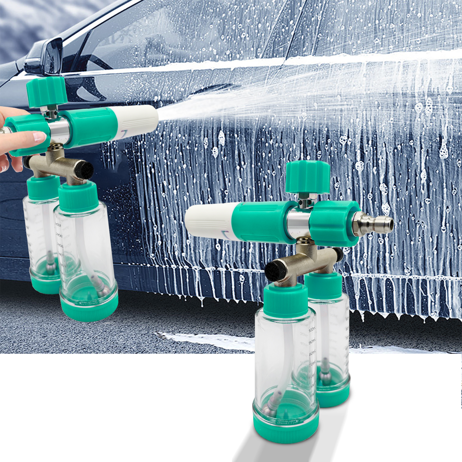 100ML Dual-Kettle Foam Sprayer - Pressure Washer Foam Gun recensie en prijs
