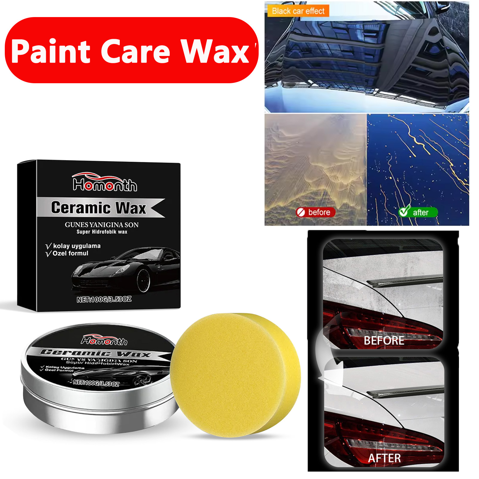 Car Coating Polishing Care Wax - Car Wax Ceramic Coating recensie en prijs