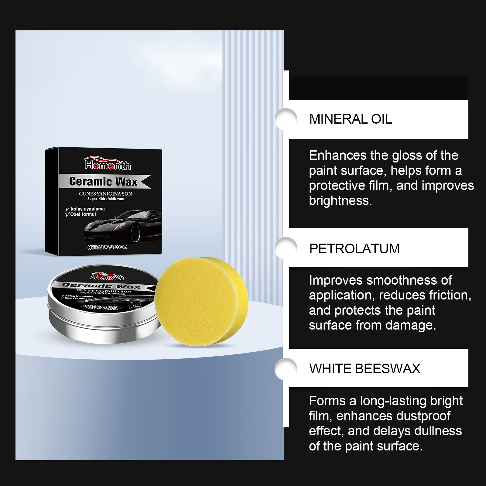 Car Coating Polishing Care Wax - Car Wax Ceramic Coating recensie en prijs