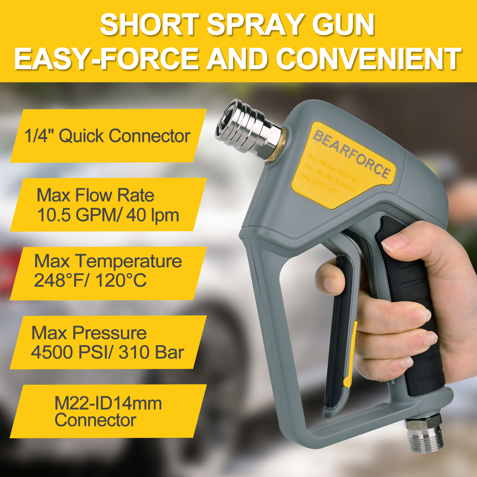 BEAR FORCE Pressure Washer Spr - Pressure Washer Foam Gun recensie en prijs