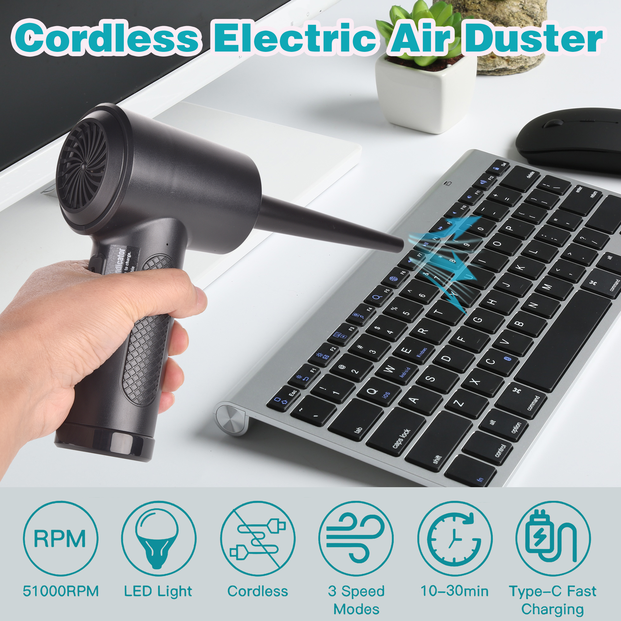 Compressed Air Duster for Comp - Dryer Car Blower recensie en prijs