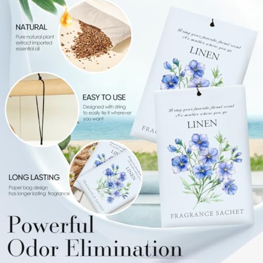 Scented Sachet Bags - 12 Pack  - Odor Eliminator Car recensie en prijs